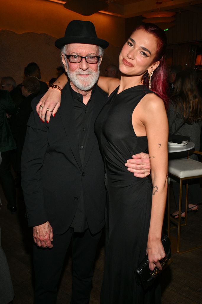 Gary Goetzman and Dua Lipa at the premiere of "Master of the Air" after party