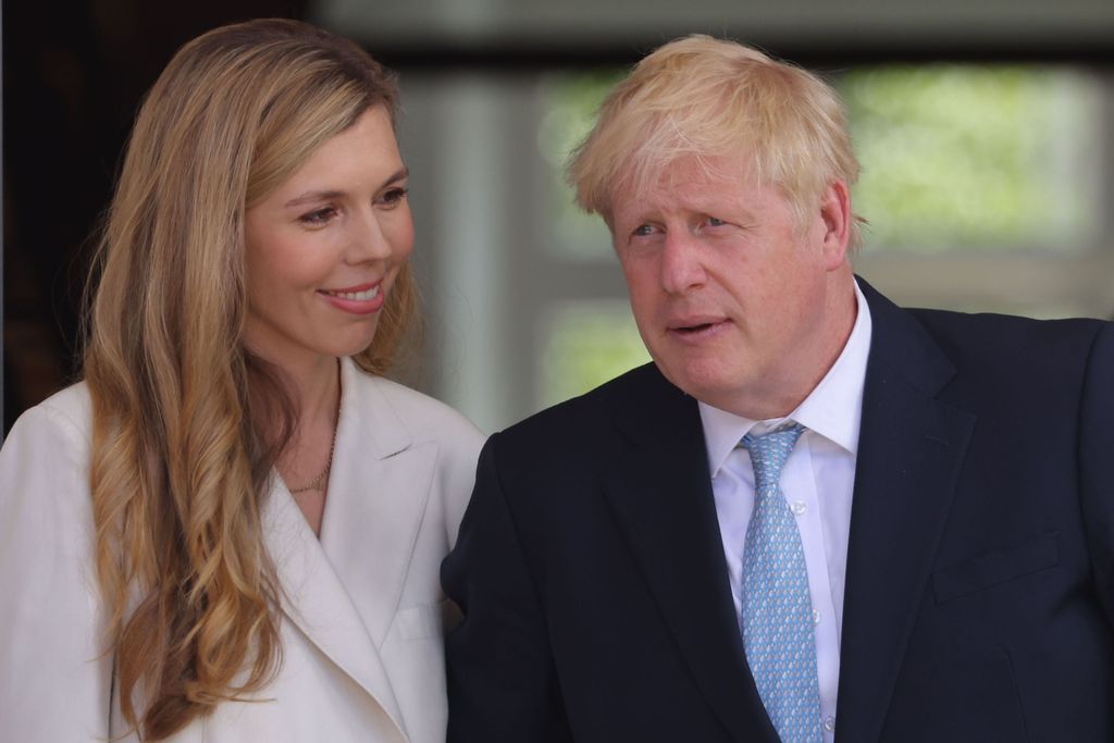 Boris Johnson and wife Carrie Johnson 