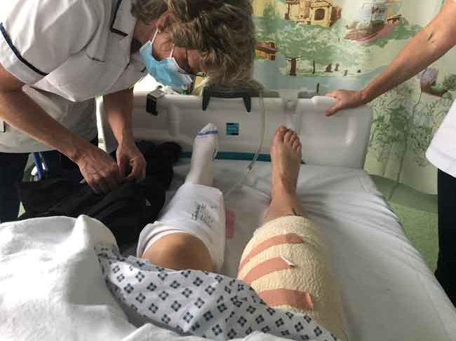 sally bundock knee operation