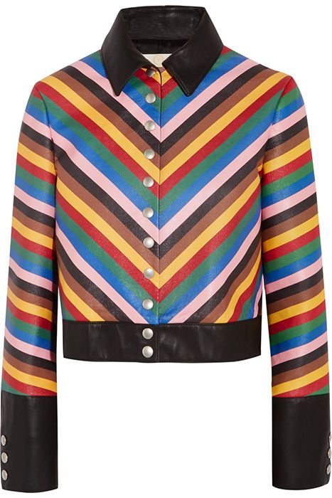sara battaglia rainbow striped jacket