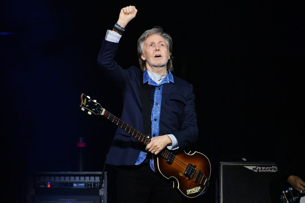 LONDON, ENGLAND - DECEMBER 18: (EDITORIAL USE ONLY) Sir Paul McCartney performs at The O2 Arena during his 'Got Back' world tour on December 18, 2024 in London, England. (Photo by Jim Dyson/Getty Images)