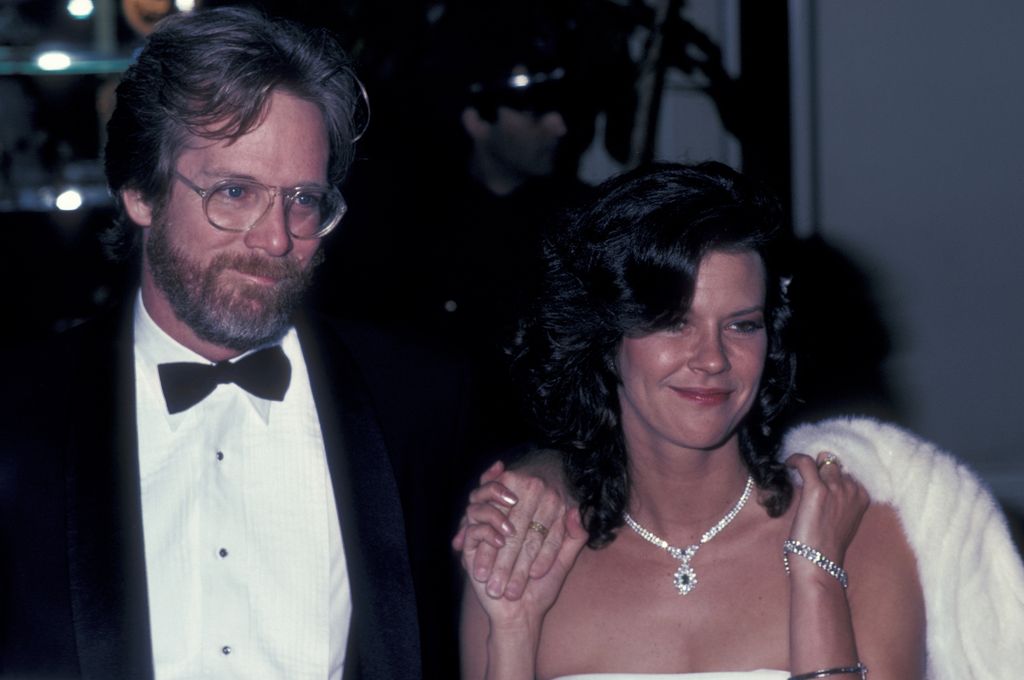 JoBeth Williams and husband John Pasquin attend the 55th Annual Academy Awards Governor's Ball in 1983