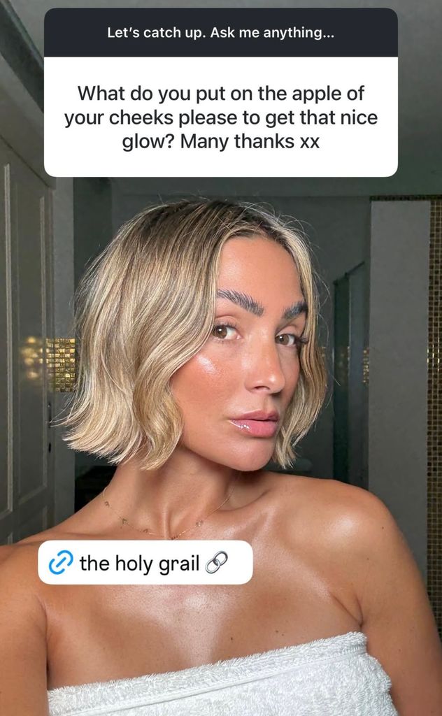Frankie Bridge swears by PATRICK TA Major Glow - All Over Glow Balm 