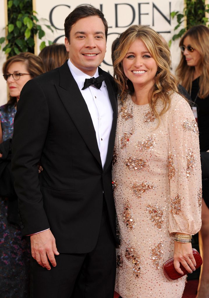 Jimmy and Nancy looking glam at the Golden Globe Awards