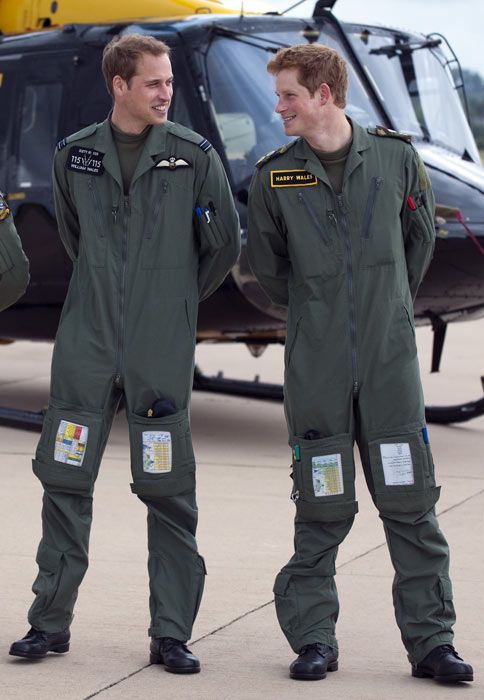 prince harry prince william raf