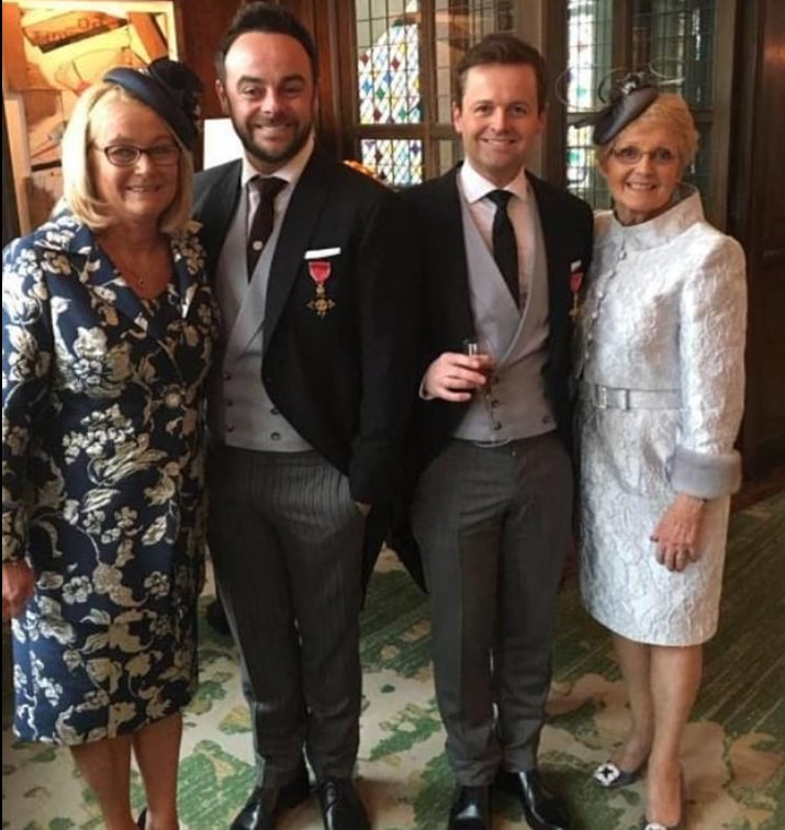Ant and Dec with their mums