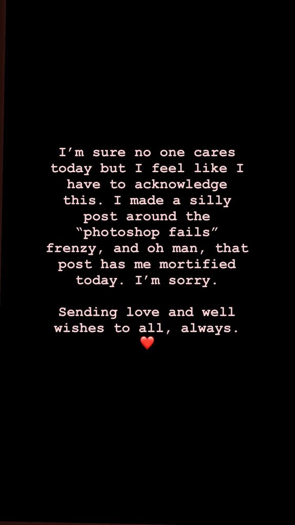 Blake Lively posted an apology