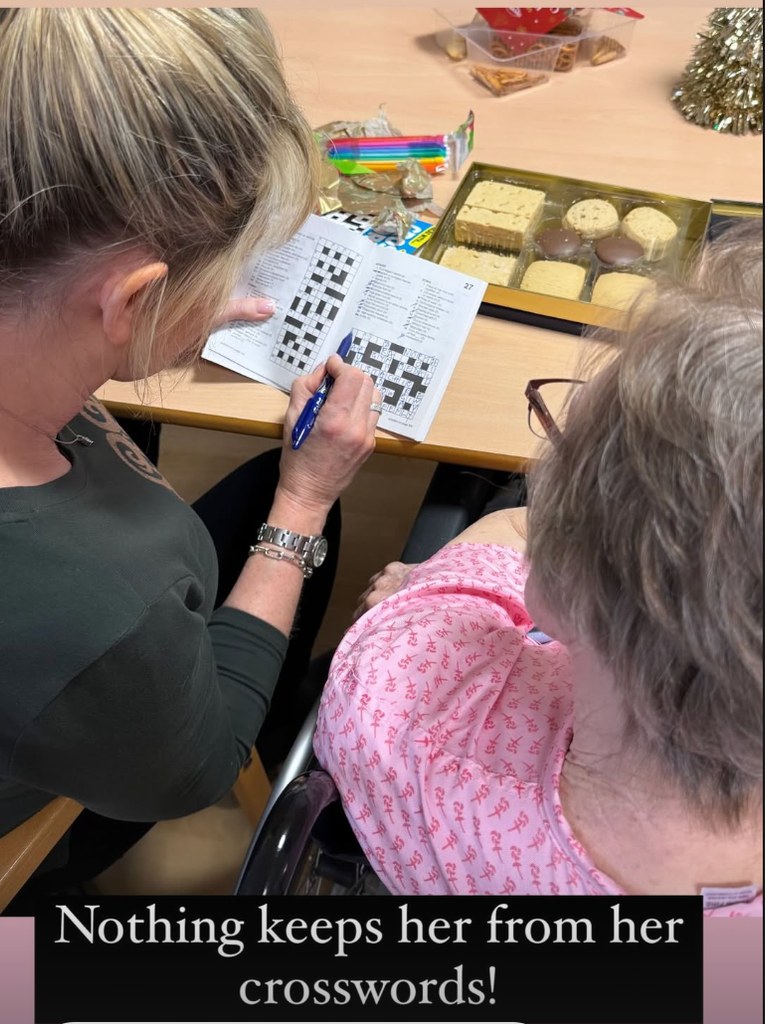 Ruth and her mother enjoyed doing crossword puzzles together