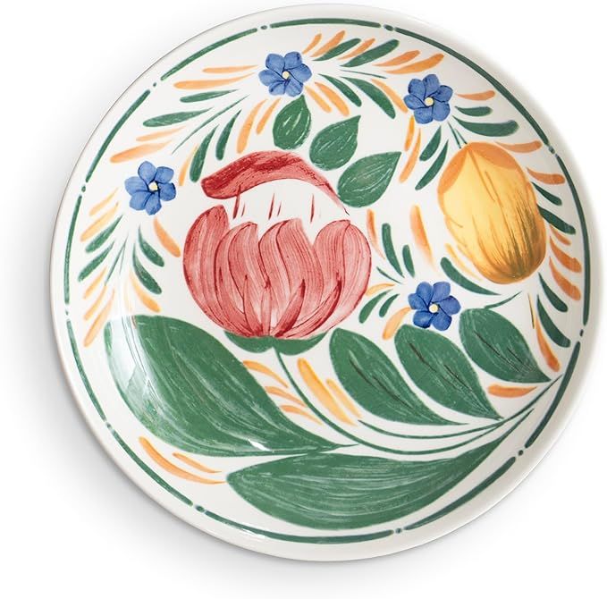 floral plate