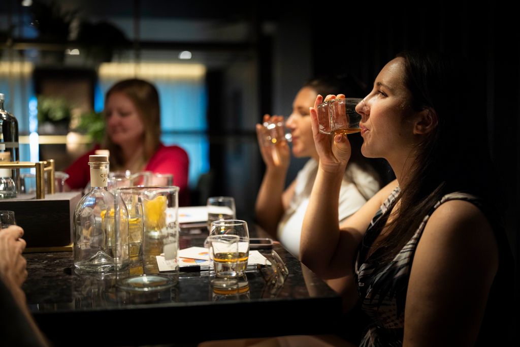 The on-board rum masterclass is a must-visit