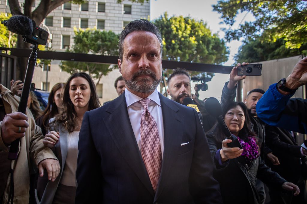 Nick Reiner's former attorney Alan Jackson arrives for the arraignment of Nick Reiner