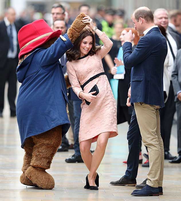 Princess Kate dancing with Paddington