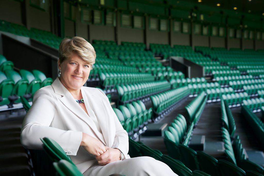 Wimbledon presenter Clare Balding