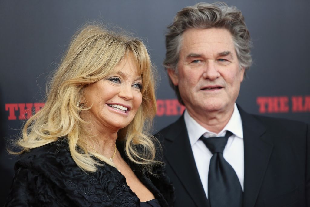 Goldie Hawn and Kurt Russell on the red carpet 
