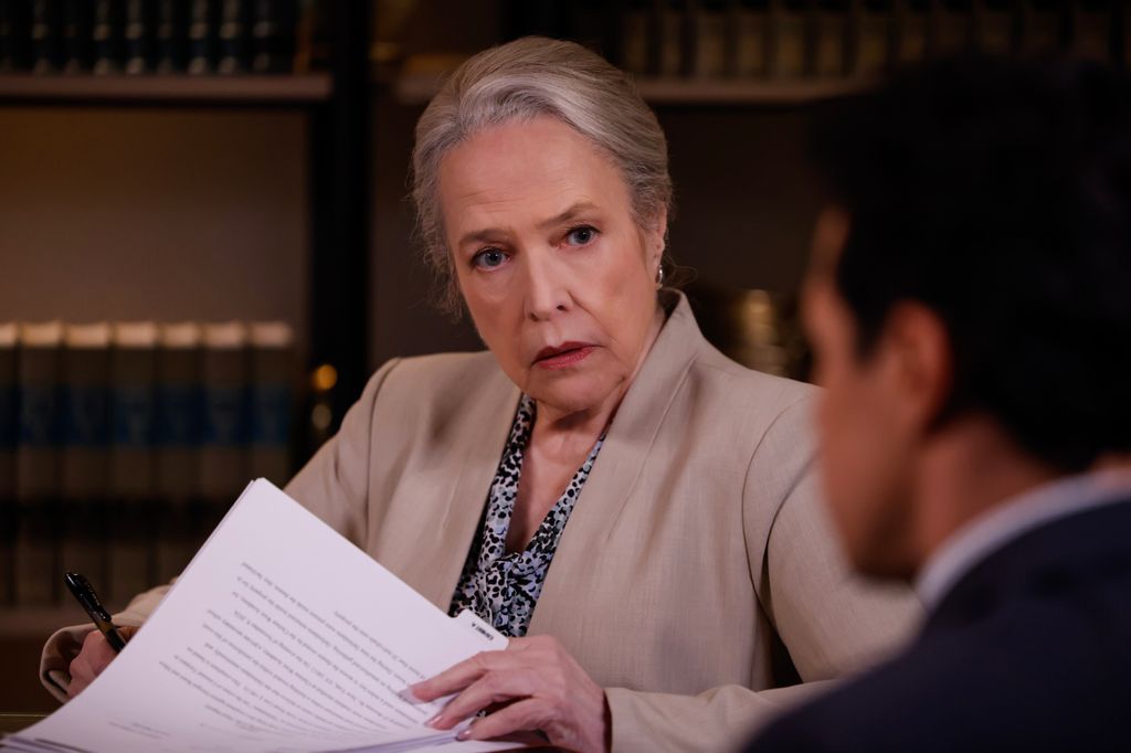 Kathy Bates on the first episode of season 2 of Matlock, out October 12