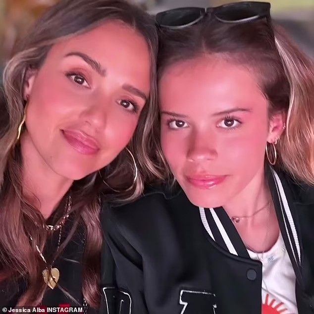 jessica alba and daughter honor 16th birthday