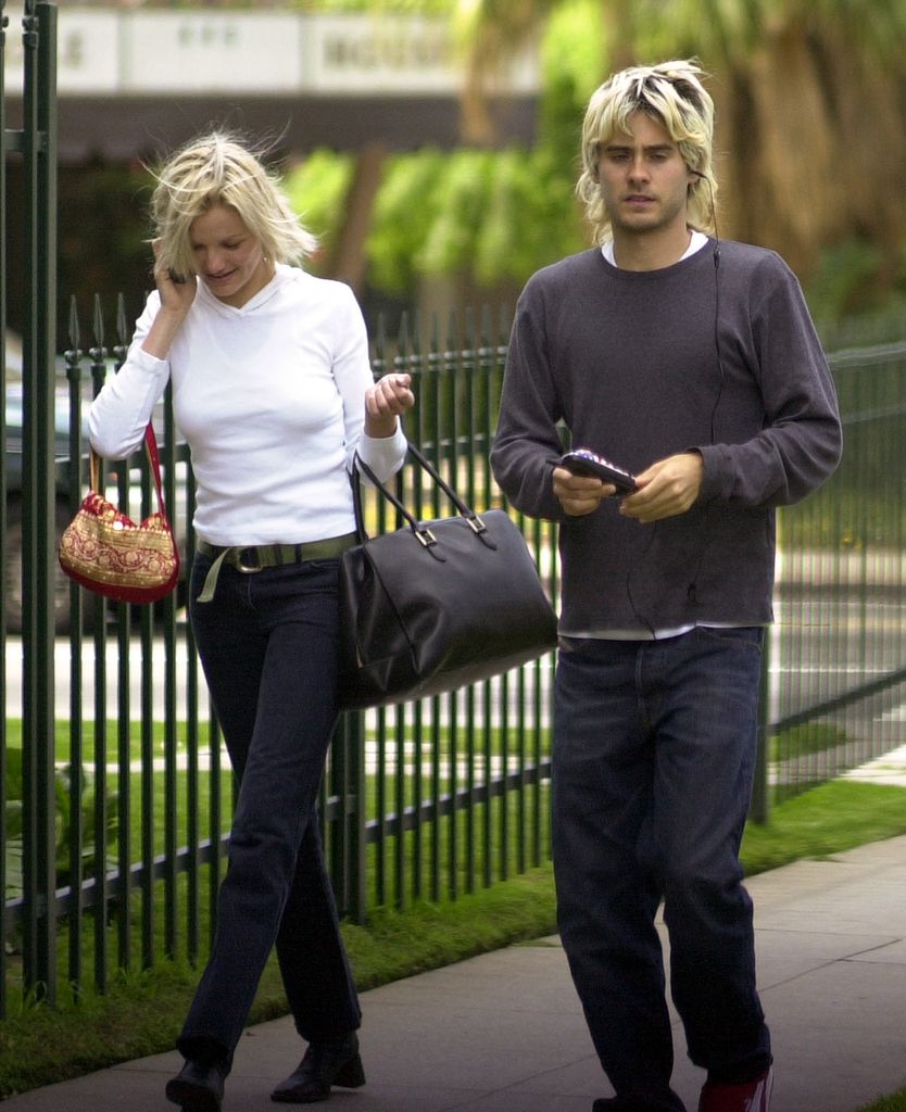 Cameron Diaz and Jared Leto are seen on April 23, 2000 in Los Angeles, California