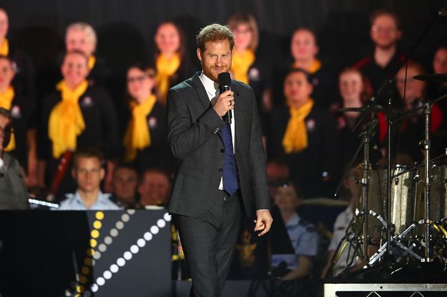 prince harry at invictus games opening ceremony