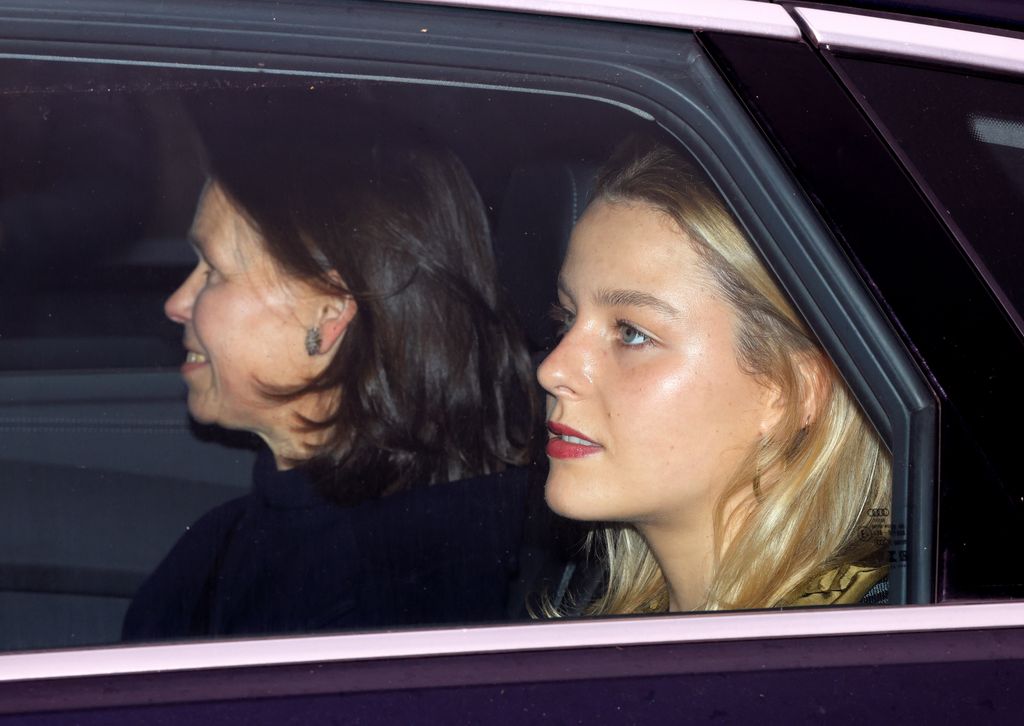 Lady Sarah Chatto and Lady Margarita Armstrong-Jones attend the King's Christmas lunch