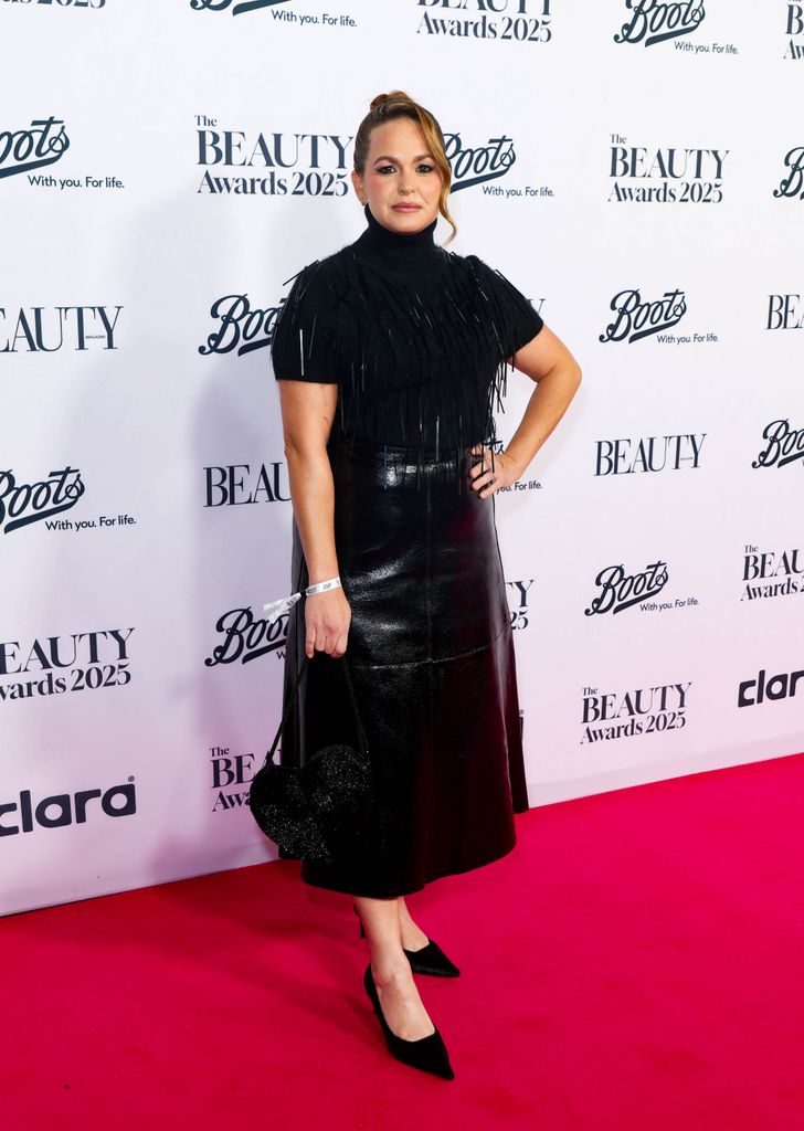 Giovanna Fletcher at The Beauty Awards 2025 at Honourable Artillery Company on November 24, 2025 in London, England