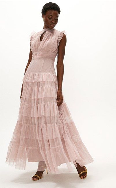 coast pink tulle dress