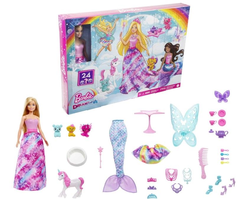 barbie dreamtopia advent calendar 