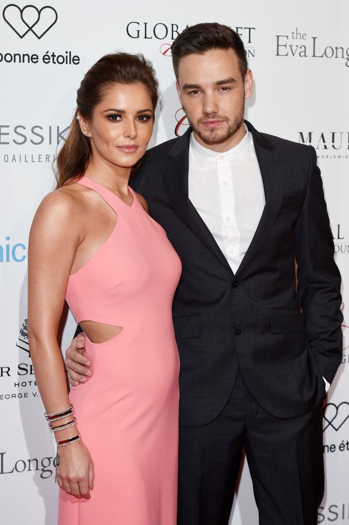 Liam Payne in a suit with Cheryl