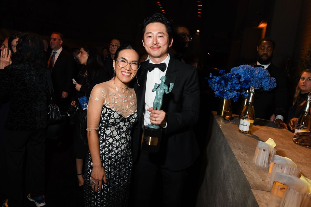  Ali Wong and Steven Yeun 30th Screen Actors Guild Awards, PEOPLE After Party, Engraving Station, Shrine Auditorium, Los Angeles, California, USA - 24 Feb 2024
