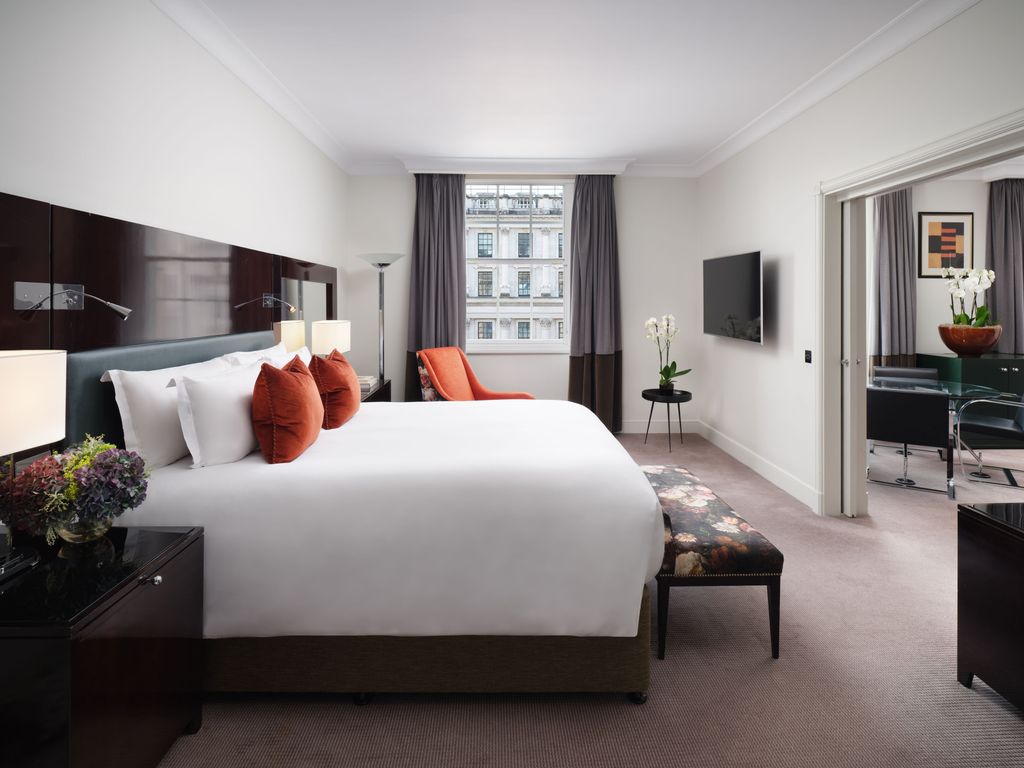 Bedrooms at the Sofitel London St James boast French design qualities