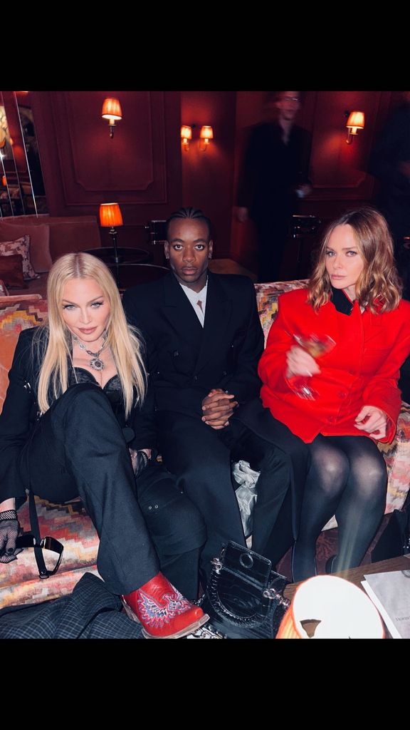 The two partied with friends before Madonna's world tour begins