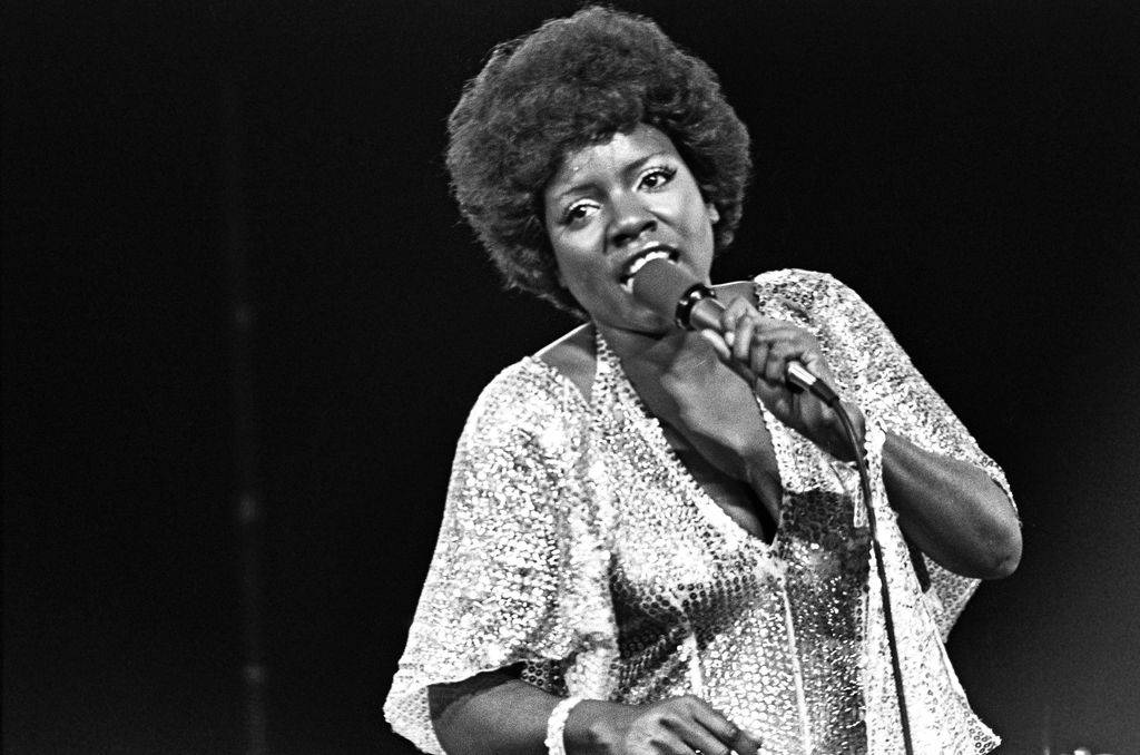 Gloria Gaynor performing in 1975 in Hollywood