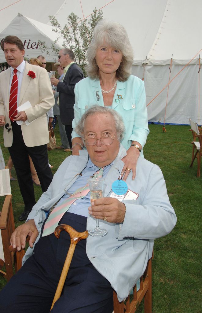 Jilly and her husband at the time, Leo Cooper, at the Polo in 2006