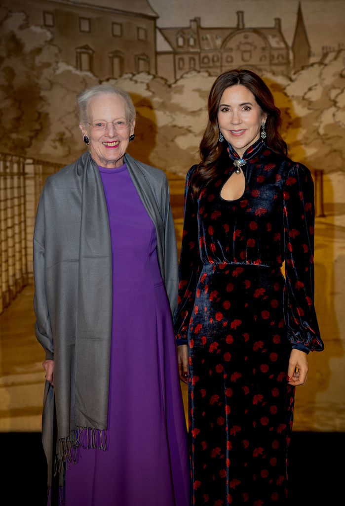 Queen Margrethe and Queen Mary at the Court Theatre