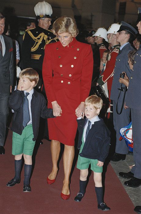 prince harry william matching green