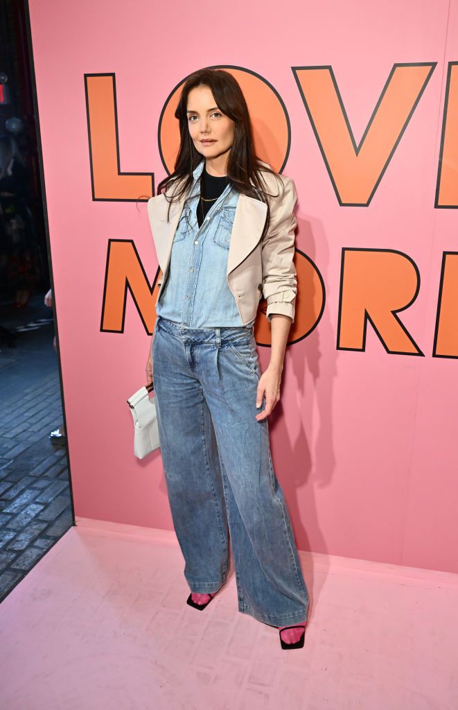 Katie Holmes attends the alice + olivia presentation during New York Fashion Week