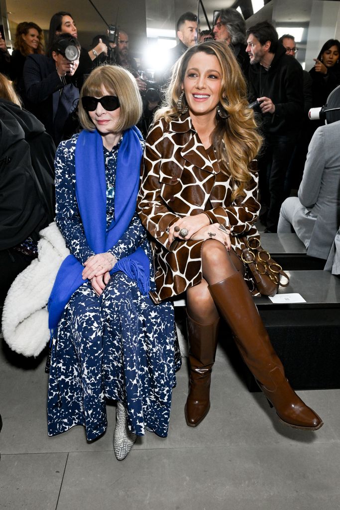 Anna Wintour and Blake Lively 