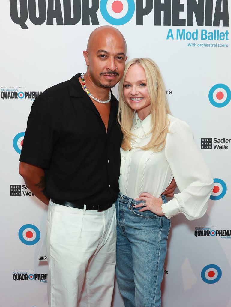 LONDON, ENGLAND - JUNE 25: Jade Jones (L) and Emma Bunton attend the press night performance of Pete Townshendâs âQuadrophenia: A Mod Balletâ at Sadlerâs Wells Theatre on June 25, 2025 in London, England.  (Photo by Dave Benett/Getty Images)