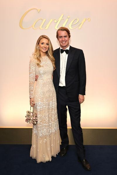 Camilla Blandford and George Blandford at the Cartier Horse racing event