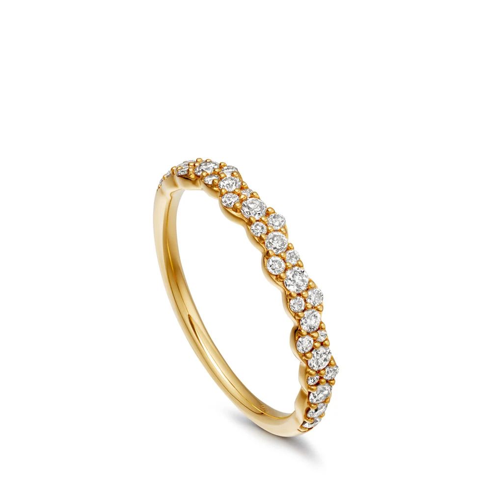 Astley Clarke Solid Gold Natural Diamond Interstellar Ring