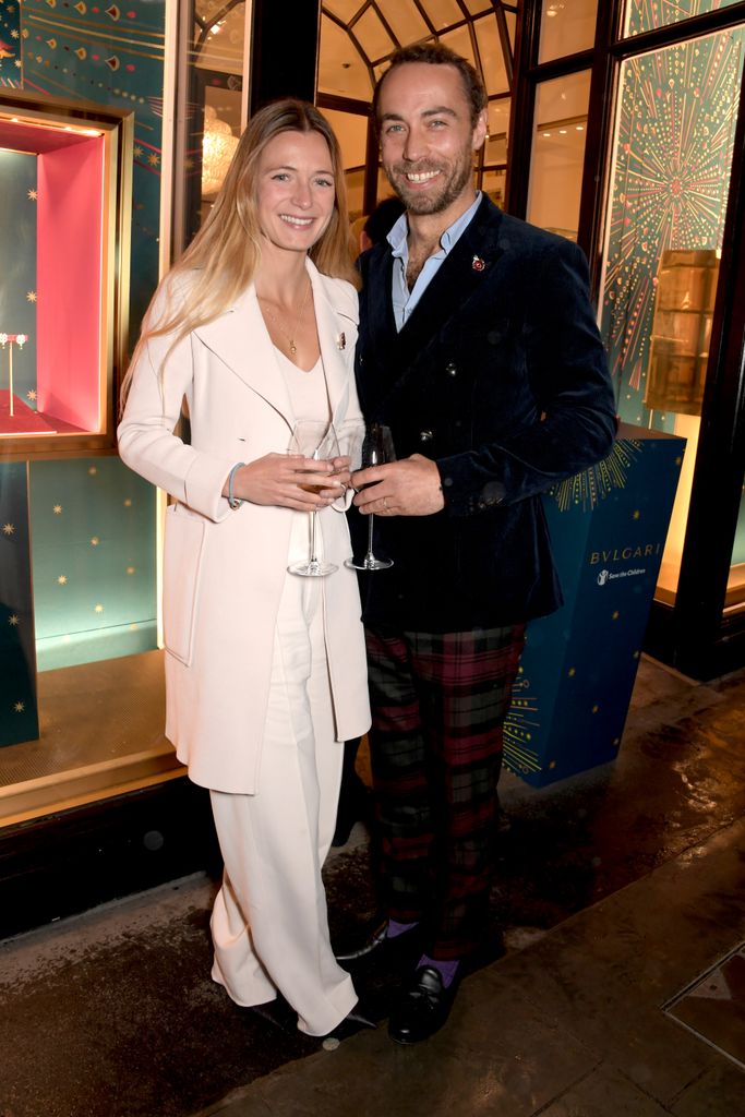 Alizee Middleton and James Middleton at Christmas event in 2021