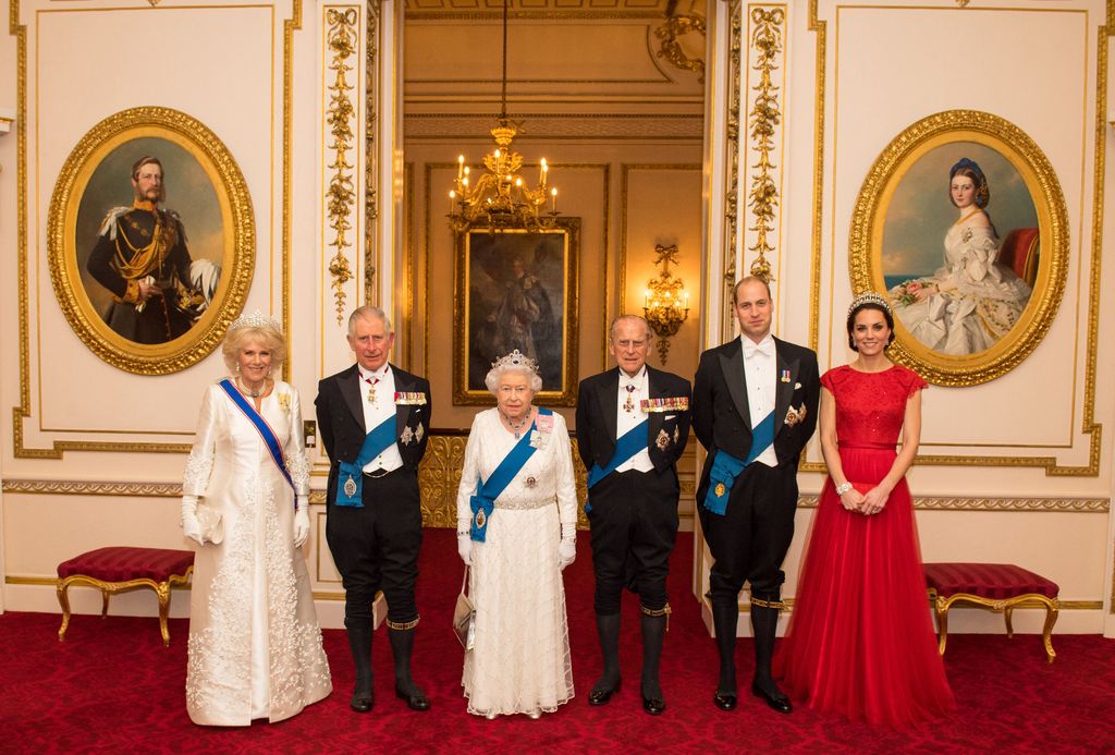 Royals at Diplomatic Corps reception in 2016