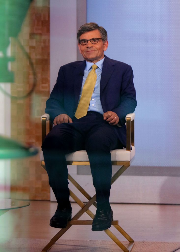 George Stephanopoulos sat in a chair