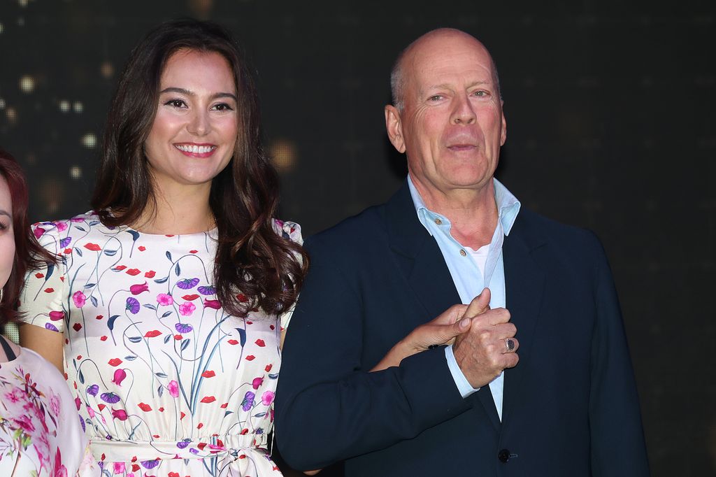 Bruce Willis with his wife Emma Heming 