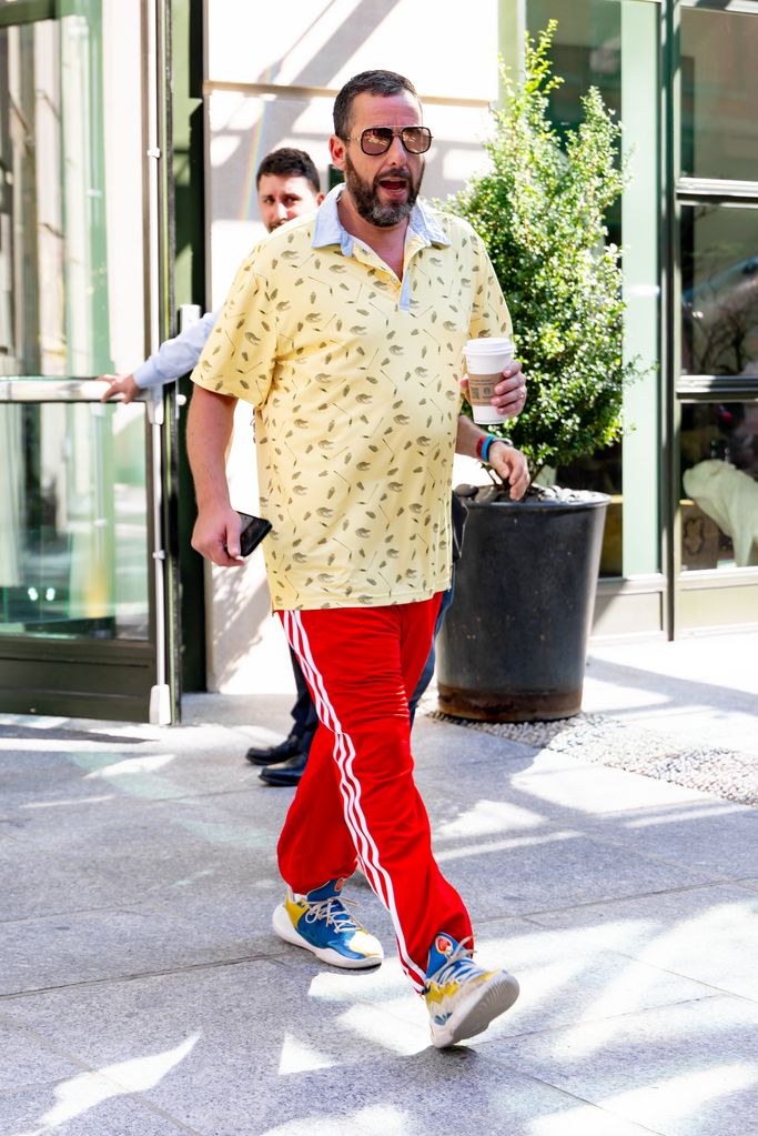 adam sandler walking nyc