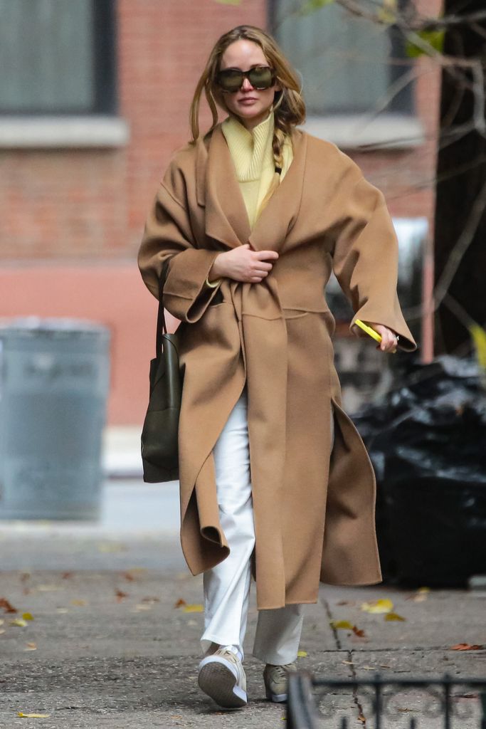 Jennifer Lawrence is seen walking the streets of NYC