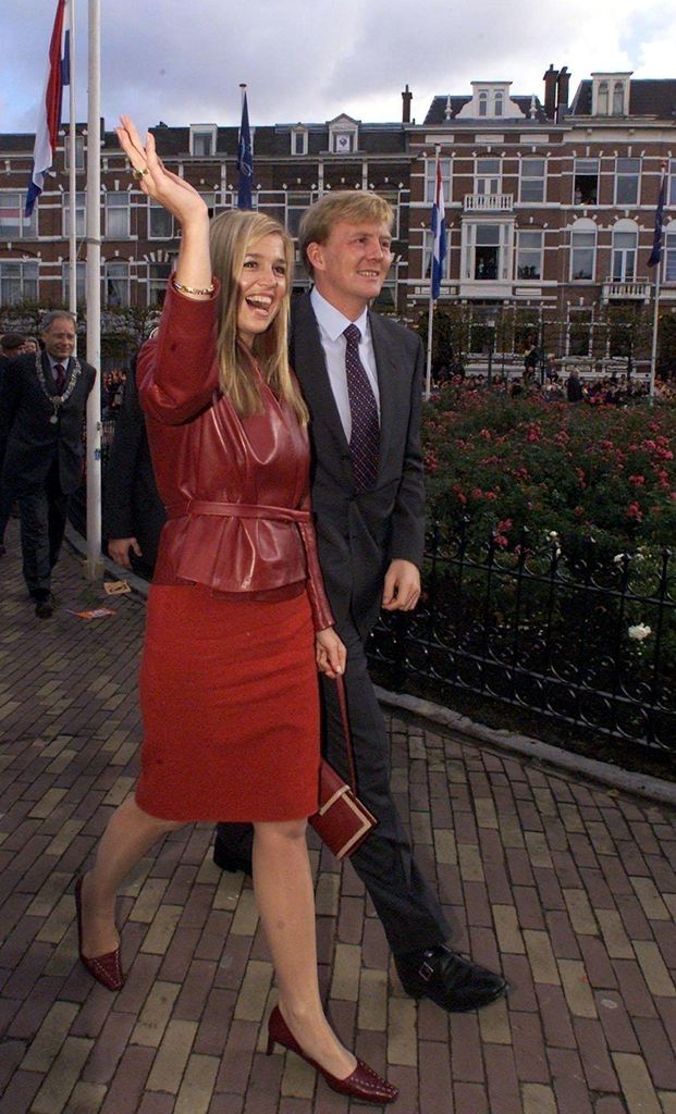 Willem-Alexander and fiancee Maxima in the lead-up to wedding