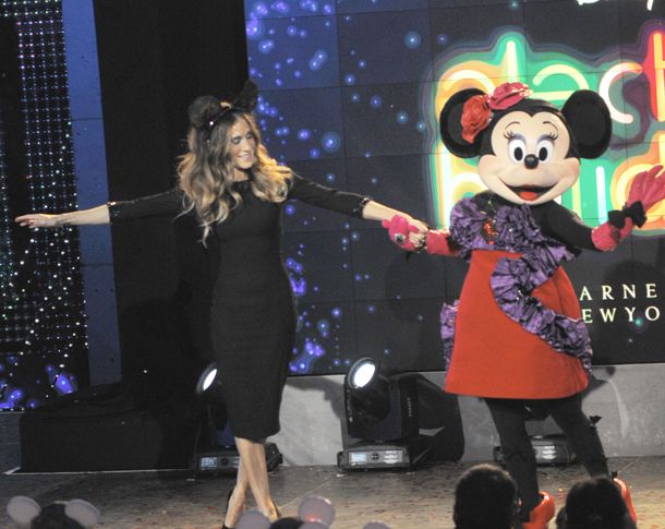 Sarah Jessica Parker wears Minnie Mouse ears for a Disney launch