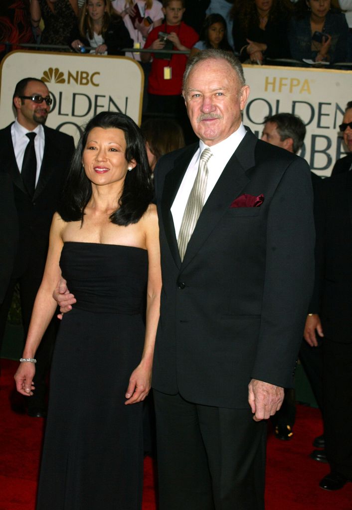 Gene and Betsy on red carpet Golden Globes