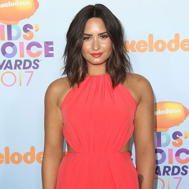Demi's beachy waves are perfect for spring