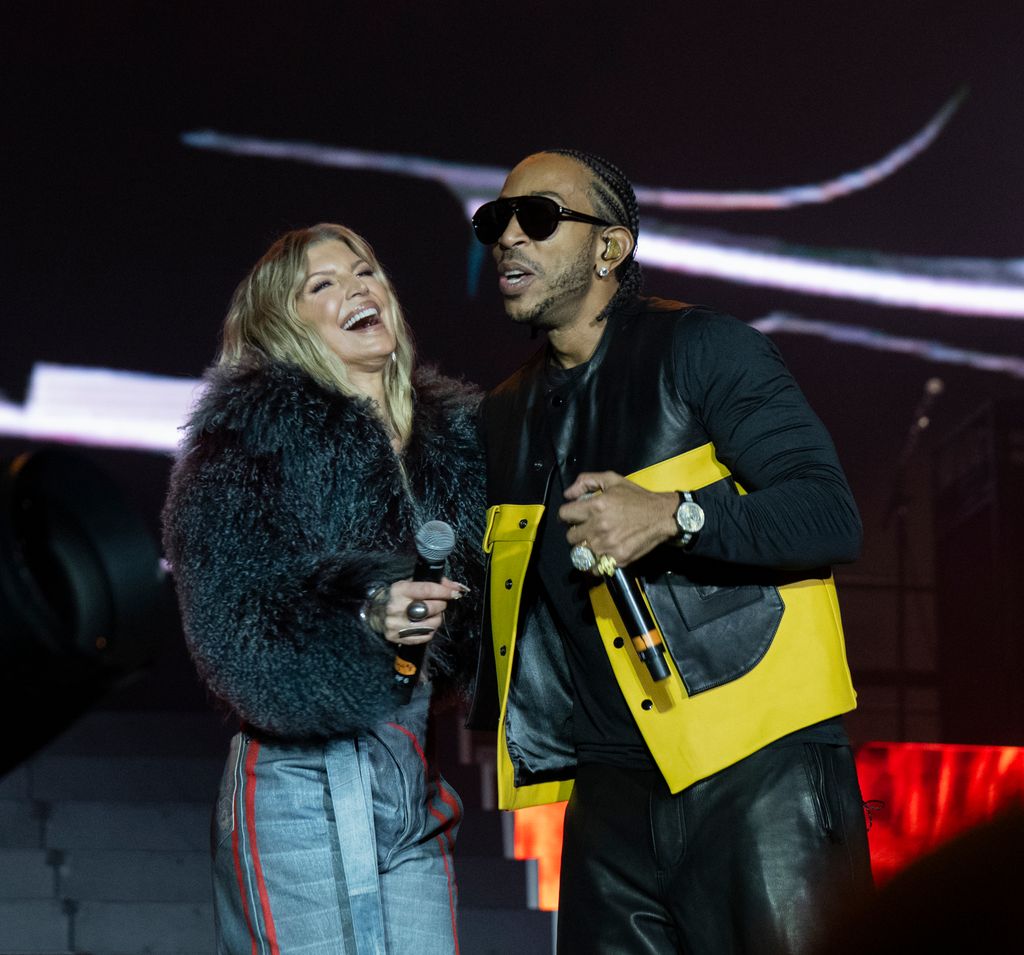 Fergie Ludacris onstage in October